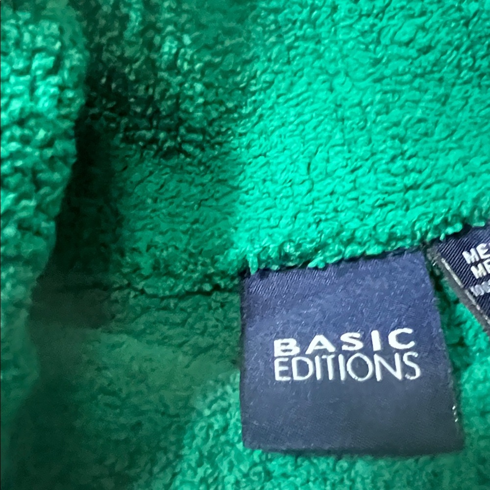 Vintage Basic Editions Ribbed Green Turtleneck Sw… - image 6